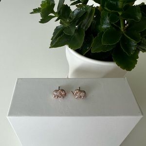 Kate Spade Rose Gold Elephant Earrings